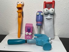 Disney Handy Manny Mattel 2007 Lot Of 5 Tools Toolbox Soft  Plastic 5  -8  