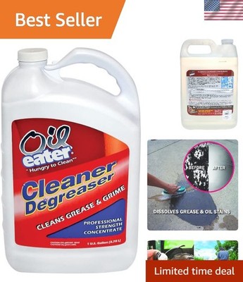 Professional Strength 1 Gallon Cleaner Degreaser - Biodegradable & Non-Abrasive