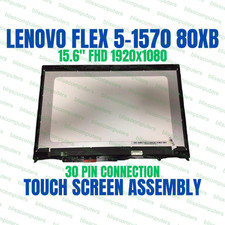 15.6" LCD Screen Touch Digitizer Lenovo Flex 5-15 5-1570 FHD Assembly Bezel