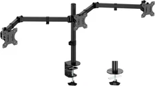 Triple Monitor Desk Mount,Three Monitors Stand Fits 3 Screens up to 27 Inch,Load