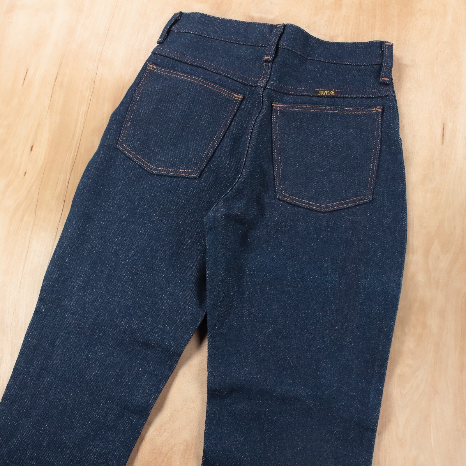 MAVERICK rinse denim jeans sz 14 SLIM boys youth vtg 90s wes