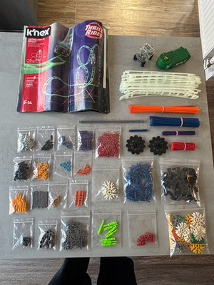 K'nex Thrill Rides Looping Lightup Achterbahn Set getestet komplett Knex