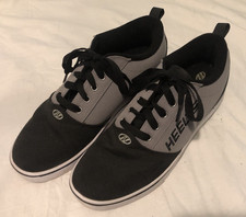 The Original Heelys Wheeled Shoe Skates Men Pro 20 Black Grey Sz 9 EUR 32