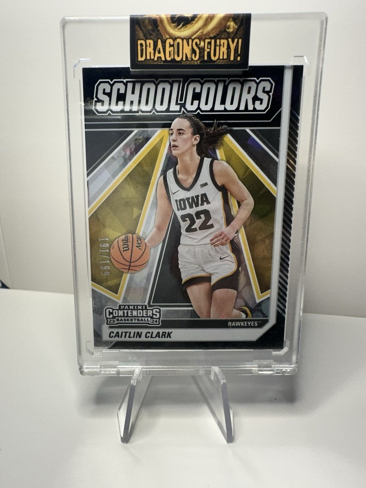 2024 Panini Caitlin Clark School Colors Floating Hearts #SC2 199/199  