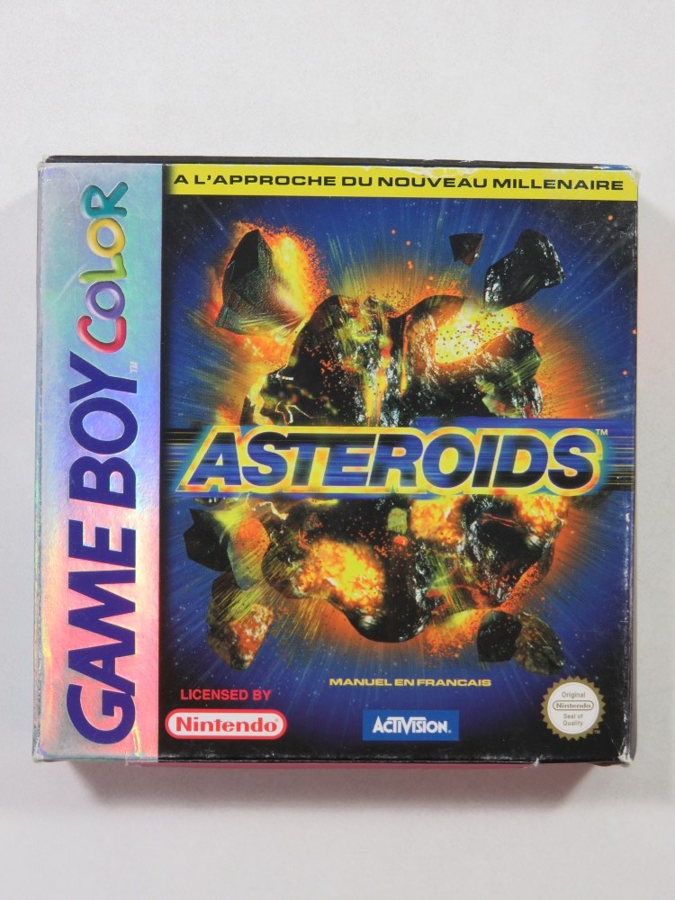 ASTEROIDS NINTENDO GAMEBOY COLOR (GBC) FRA (COMPLETE - GOOD CONDITION)