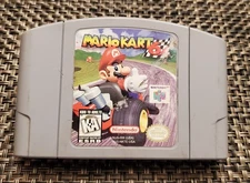 Mario Kart 64 (Nintendo 64, 1997) N64 Authentic Tested HARD TO FIND Game Only