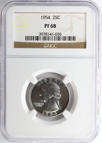 1954 Washington Quarter NGC PF68