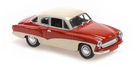 Minichamps 1:43 Wartburg A 311 Coupe - 1958 - Red/White