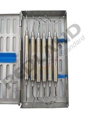 Implant Dental Periodontal Microsurgery Vista 1 Tunneling Kit 6pc-Gold Titanium