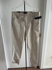 NWT Banana Republic Womens Ultra High Rise Skinny Chino Pants Ivory Beige Sz 14 — photo 8