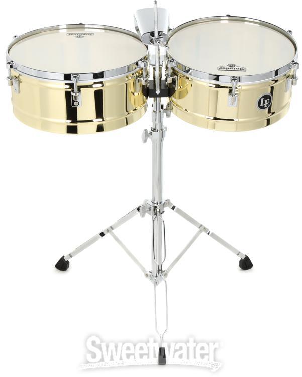Latin Percussion Matador 14inch and 15inch Timbales Brass eBay
