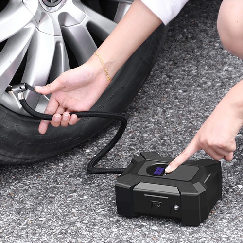 150 PSI Air Compressor Tire Inflator Fits Car Moto Bike Tires Air Pump Portable - Picture 4 of 13