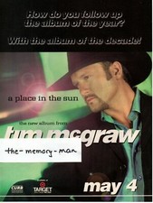 Tim McGraw 1999 Picture Print Ad Clipping Page Calista Flockhart print ad