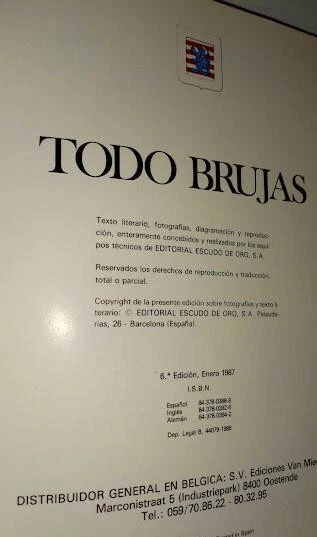 Todo Brujas - Editorial Escudo de Oro. En Español - Imagen 2 de 4