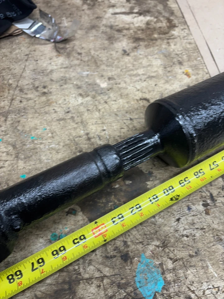 1973-1979 F150 4 x 4 задний карданный вал скольжения желток 67,5 «- 72,5» C/C привод линии U соединения - Изображение 3 из 4