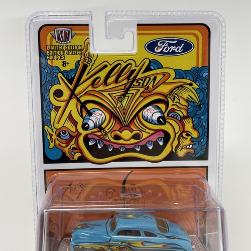 M2 Machines 2022 Toy Fair 1949 Mercury Custom Blue Tom Kelly & Son L/E 600 1/64 - Picture 3 of 12
