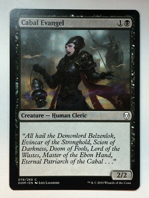 MTG Cabal Evangel Dominaria 78/269 Regular Common