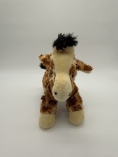 Aurora World Giraffe Bean Bag Plush Stuffed Animal Soft Toy 8  Tall Brown Tan