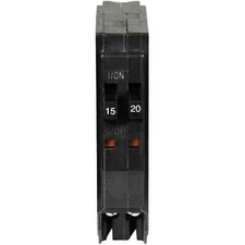 Square D - QOT1520CP Qo 1-15 Amp 1-20 Amp Single-Pole Tandem Circuit Breaker