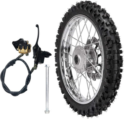 Front Wheel 60/100-14 Tire Rim 2.50-14 Pit Dirt Bike CRF50 SSR Apollo 110 125cc
