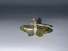 Native American 1970’s Zuni Carved Stone Wolf Fetish By Edna Leki (d.)