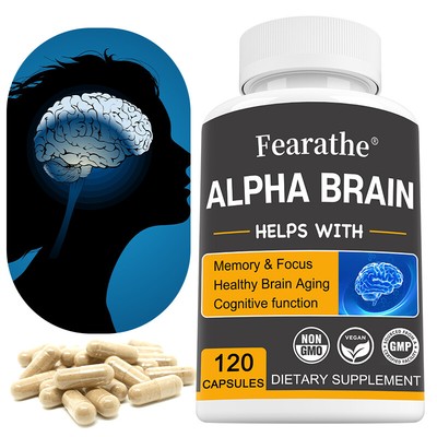 Alpha Brain Gedächtnis- und Konzentrationskapseln für Männer und Frauen