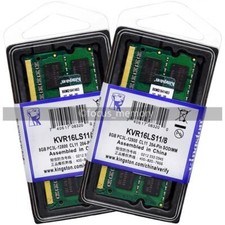 Kingston 2x8 GB DDR3L-1600 MHz PC3L-12800S SO-DIMM Laptop Memory 2RX8 1.35V 16GB