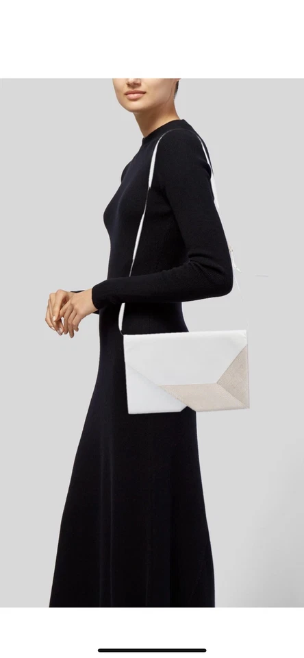 Bruno Magli Cuero Convertible Bolso de Mano Bandolera Bolso de Hombro Foto 3 de 4