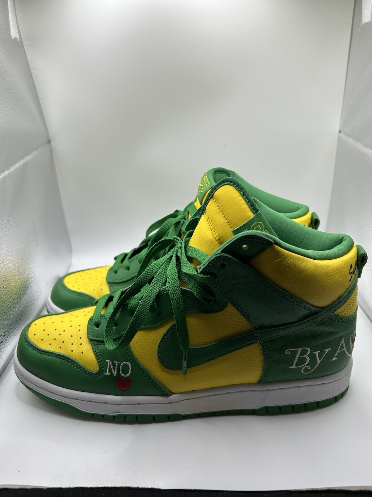 Size 10 - Nike Supreme x Dunk SB High By Any Means - Brazil