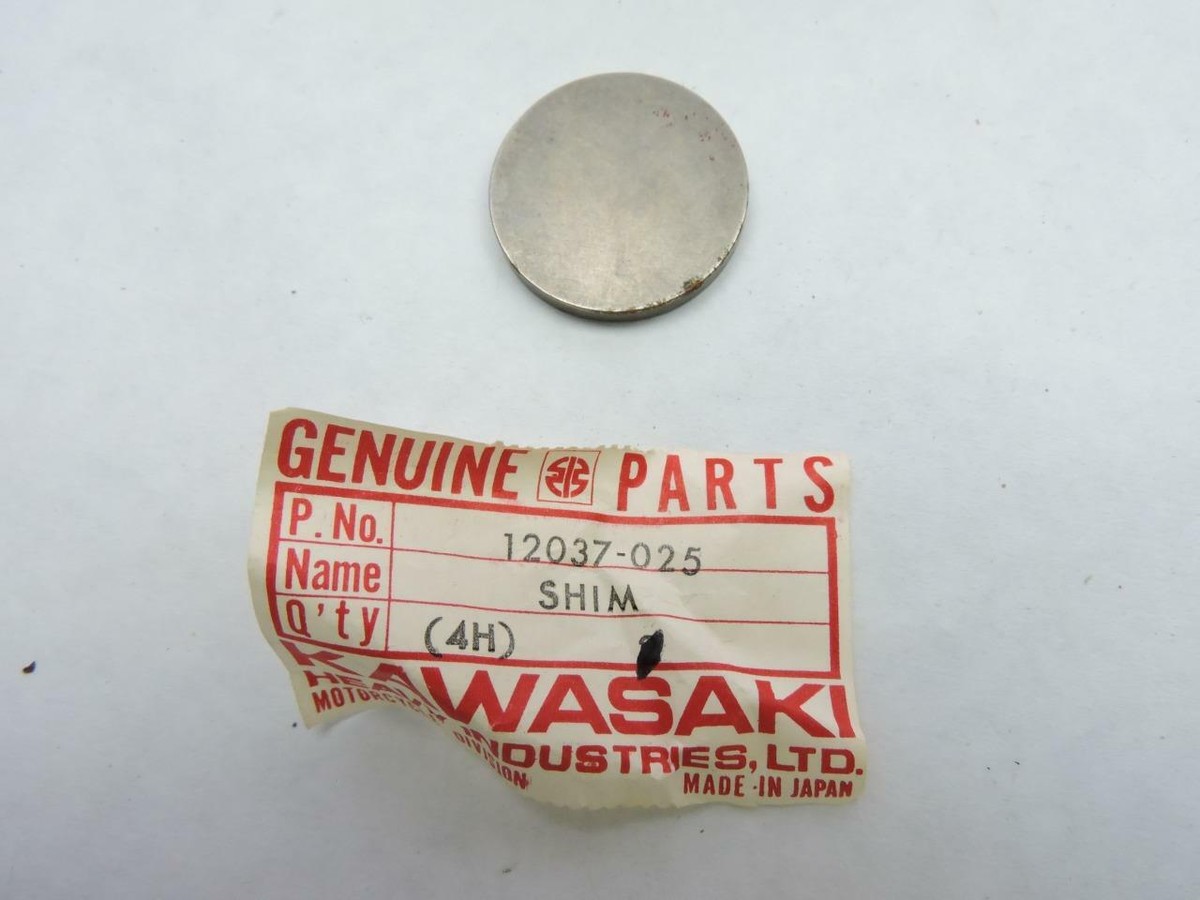 12037-025 NOS Kawasaki Tappet Shim, 3.20T KL600-A1 KLX650-A1