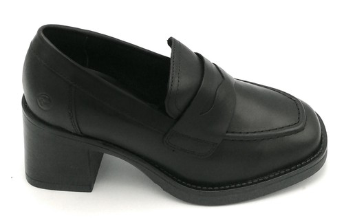 Tamaris Trotteur Donna: Mocassino Elegante Con Tacco Largo 7.5 Cm - Vegan E Comodissimo