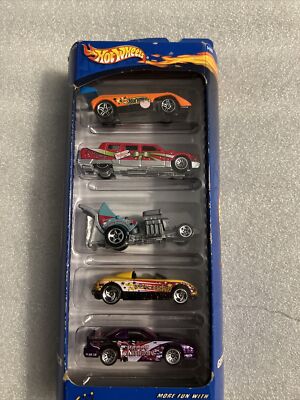 Hot Wheels 2000 Happy Birthday 5 Car Gift Pack #54393 New In