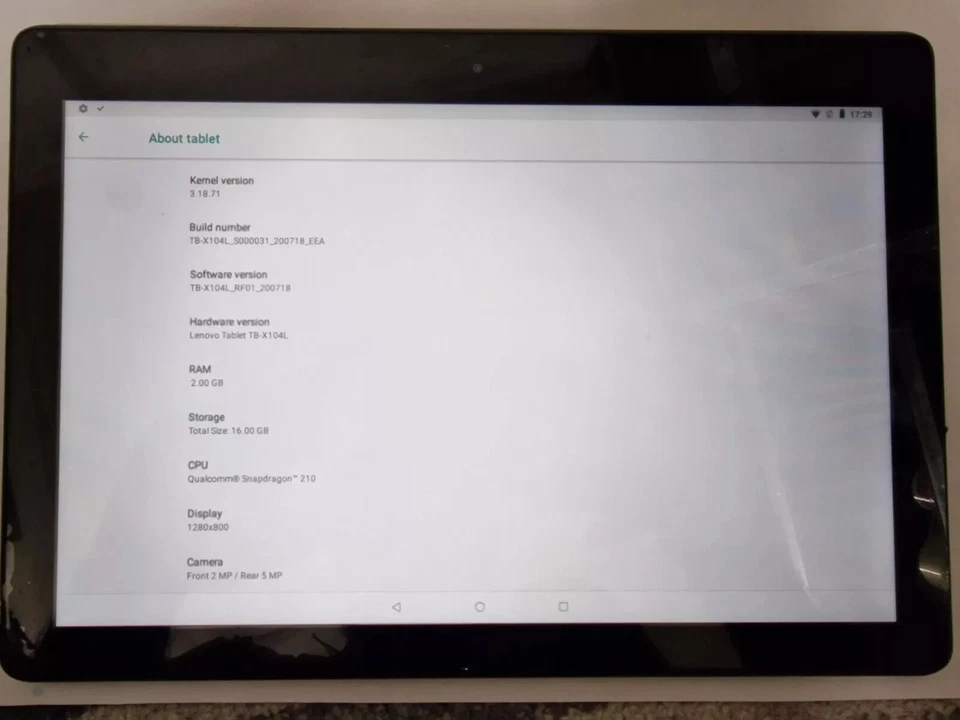 Lenovo TAB E10 TB-X104L  WIFI & 4G  16GB  2GB 10.1" Android  - Black - Image 2 of 4