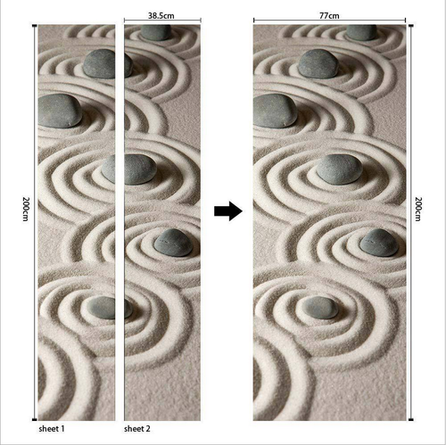 PVC Sonnenblume Landschaft Kunst Wandtattoo Wandbild 3D Türaufkleber Zuhause Zimmer Dekor - Bild 23 von 95