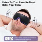 Electric Eye Massager with Heated Air Compression Eye Mask Help Falling Asleep — photo 3