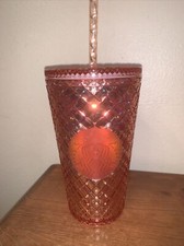 Starbucks 16 oz Iridescent Cold Cup - Rose Gold