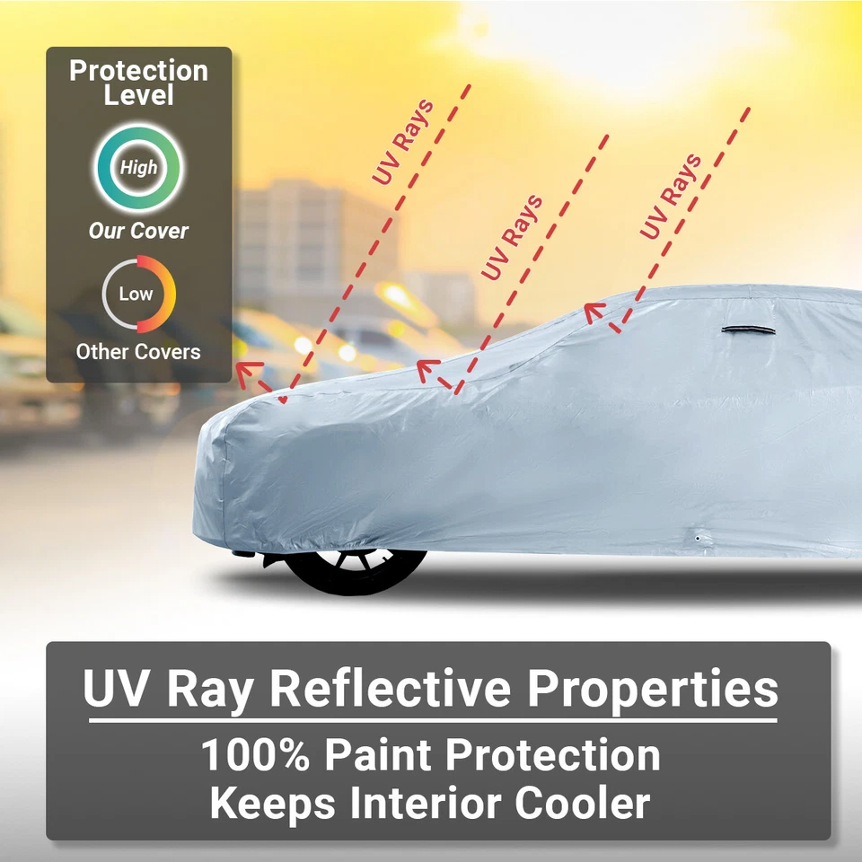 BMW 4-Series, M4 Custom-Fit [PREMIUM] Outdoor Waterproof Car Cover FULL WARRANTY - Image 4 of 4