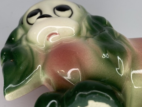 Hull Pottery Dog Pink Puppy Planter Big Sad Eyes Cocker Spaniel 1950s Vintage - Picture 16 of 23