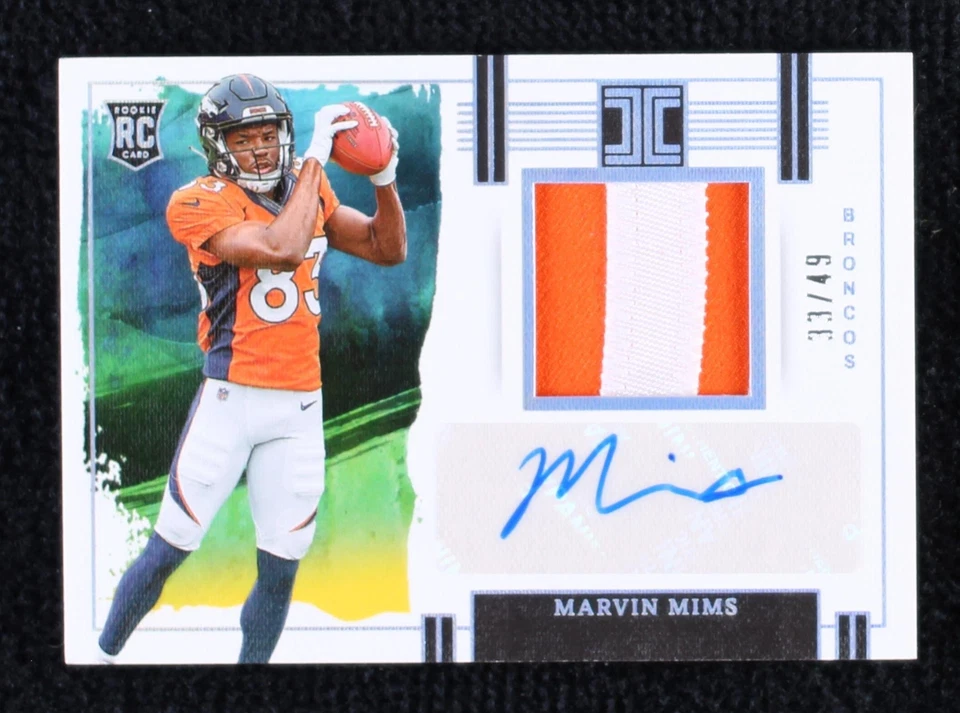 2023 Panini Impeccable Marvin Mims #RPA-MM
