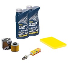 Öl 2L Wartung für Yamaha XT 250 3Y3 1980-1990 Set Luftfilter Ölfilter Zündkerze