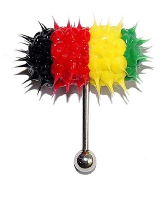 Vibrating SSteel TONGUE RING Body Jewelry with 2 Batteries Included Choose  Color | eBay