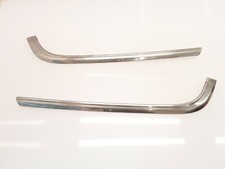 AUDI 90 SALOON B3 TYP89 REAR BUMPER CHROME MOULDING STRIPES CORNER TRIM