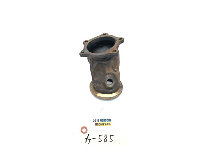 2015-2018 PORSCHE MACAN 3.0L V6 RIGHT PASSENGER FRONT EXHAUST CONNECTOR PIPE OEM
