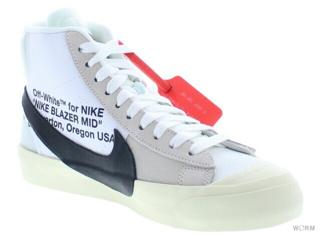 OFF WHITE X NIKE 【US10】 NIKE THE 10: NIKE BLAZER MID AA3832 100 【DS】 CON SCATOLA