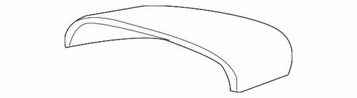 Cubierta del espejo izquierdo para Ford Taurus Police Interceptor 2010-2019 (N/P AG1Z-17D743-AA)