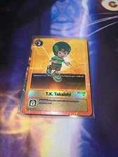 Digimon CCG Singles - T.K. Takaishi - ST3-12 R - Alternate Art Rare - LP