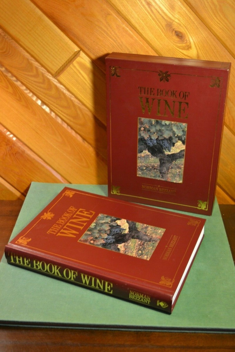 The Book of Wine Norman Bezzant Boxed Hard Cover Book Color