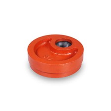 2"-6" in Grooved Drain Cap Pipe Fitting Orange Connection Free Ship New USA