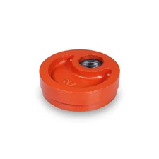 2"-6" in Grooved Drain Cap Pipe Fitting Orange Connection Free Ship New USA