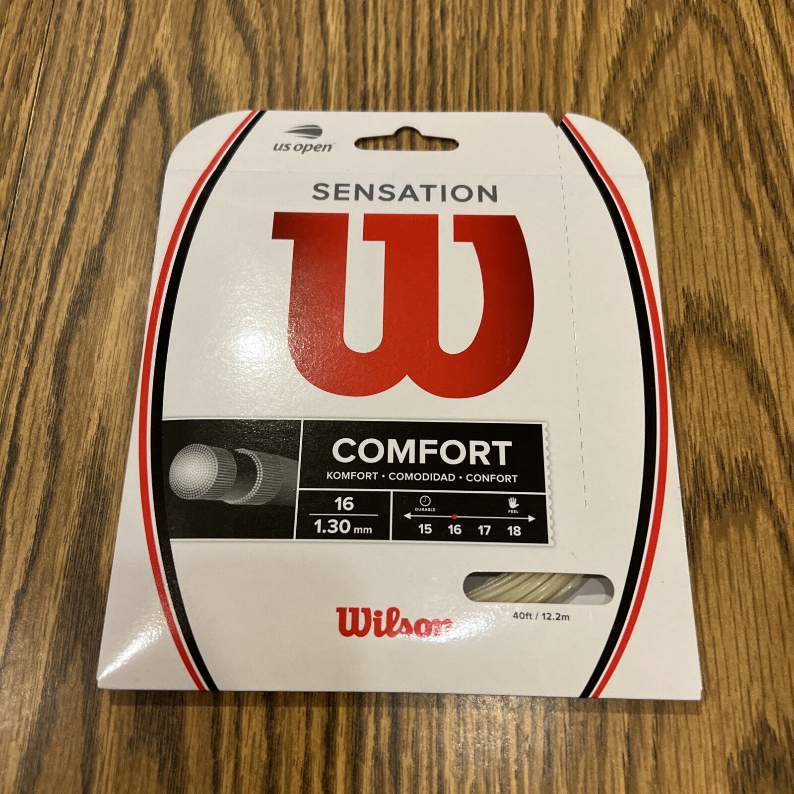 Wilson Sensation Comfort Tennis String - 16 Guage for sale online